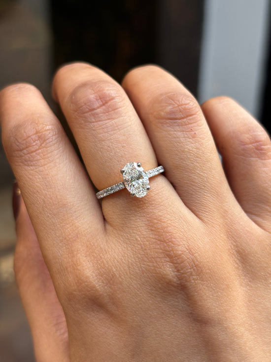 Regal Crown Lab Diamond Ring