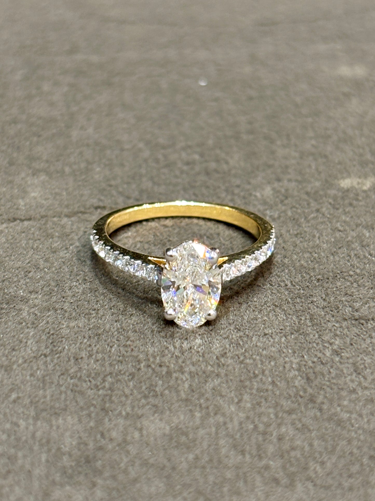 Regal Crown Lab Diamond Ring