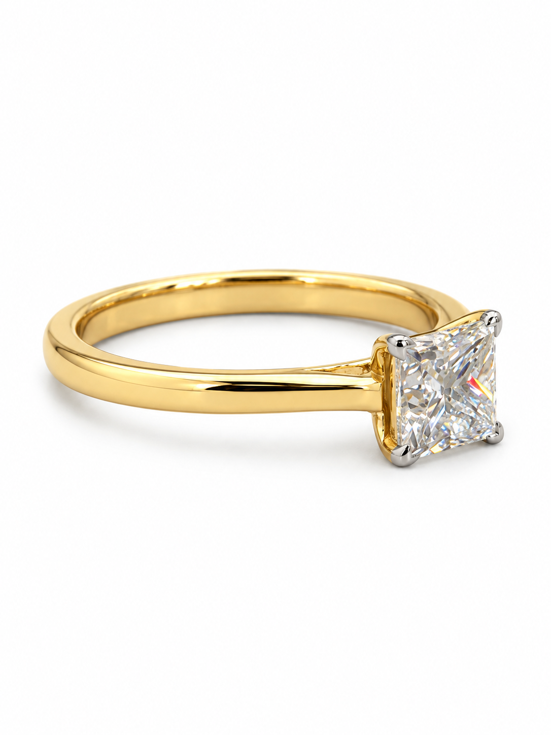 Anya Flare Lab Diamond Ring