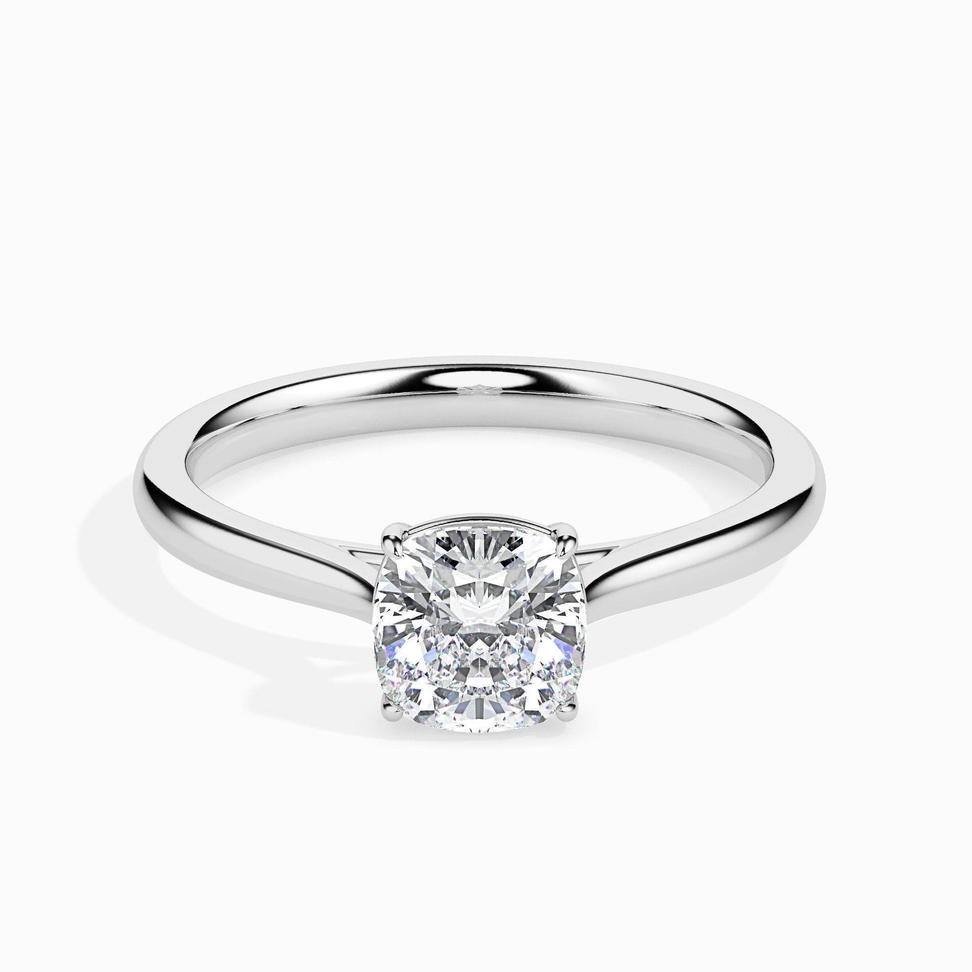 50 Pointer Cushion Lab Diamond Dream Solitaire Ring Yellow / 14KT