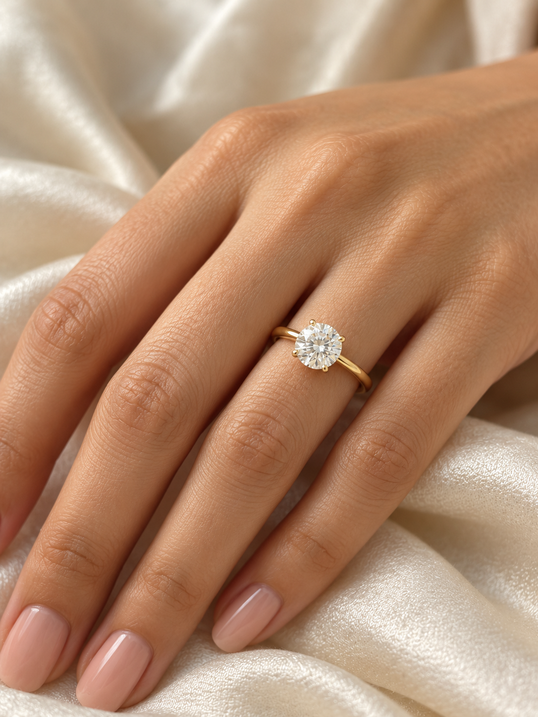 Lenora Wildflower Lab Diamond Ring
