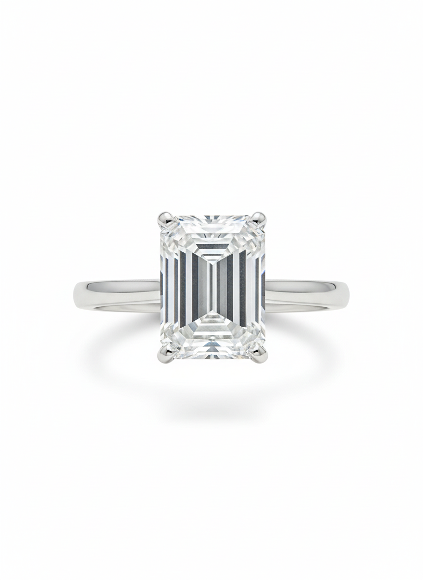 Crest Eternity Lab Diamond Ring