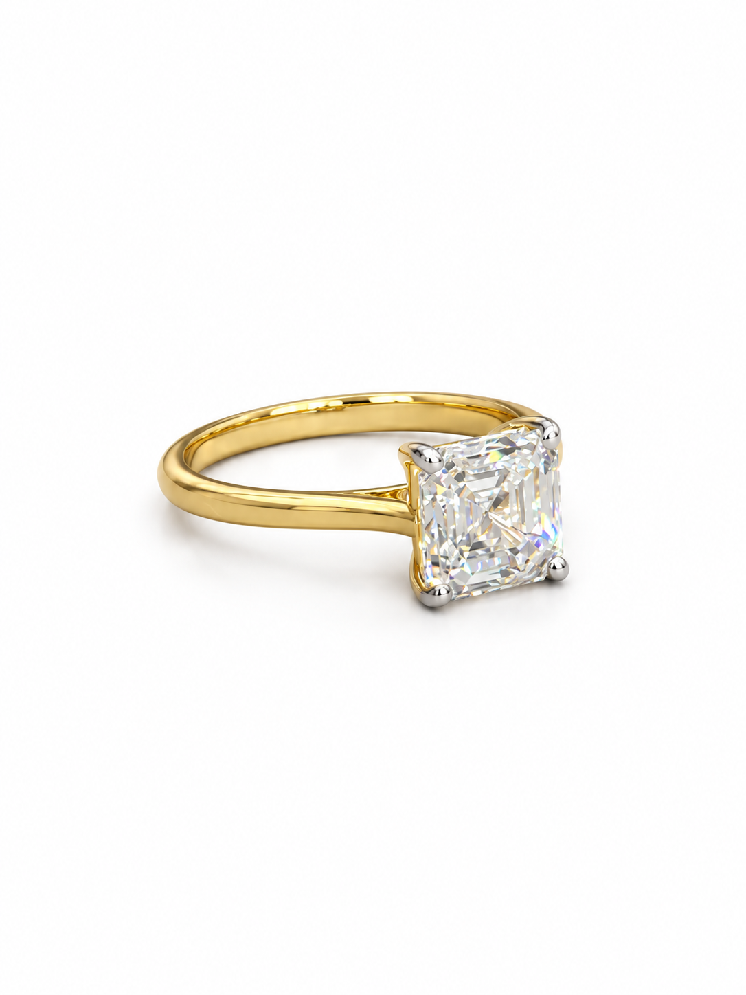 Sage Halo Lab Diamond Ring
