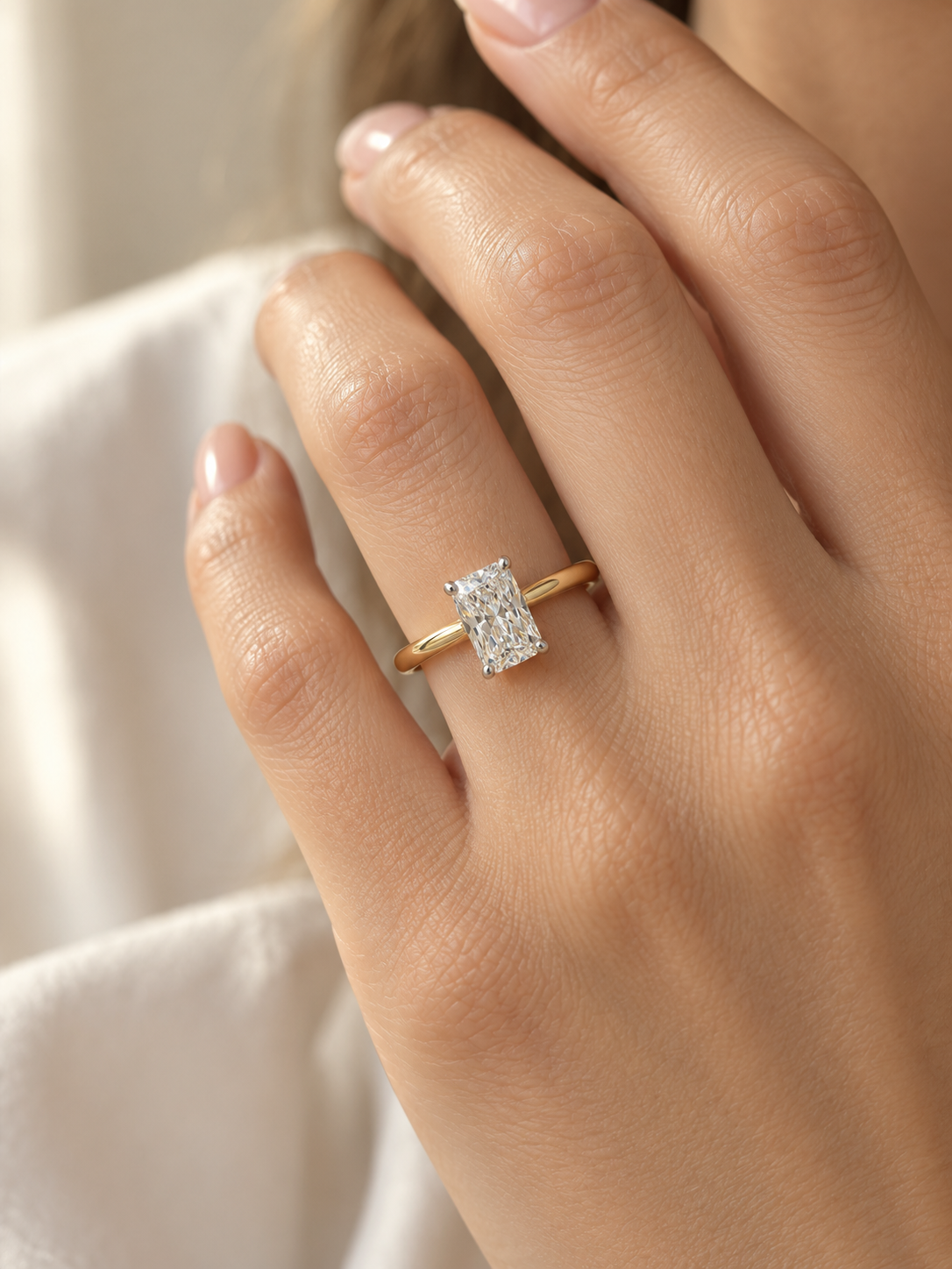 Luna Spire Lab Diamond Ring