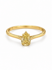 Mira Curve Lab Diamond Ring