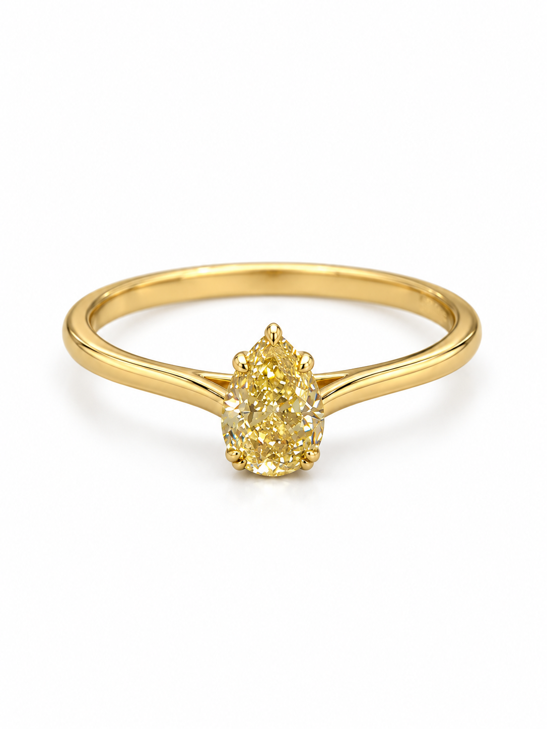 Mira Curve Lab Diamond Ring