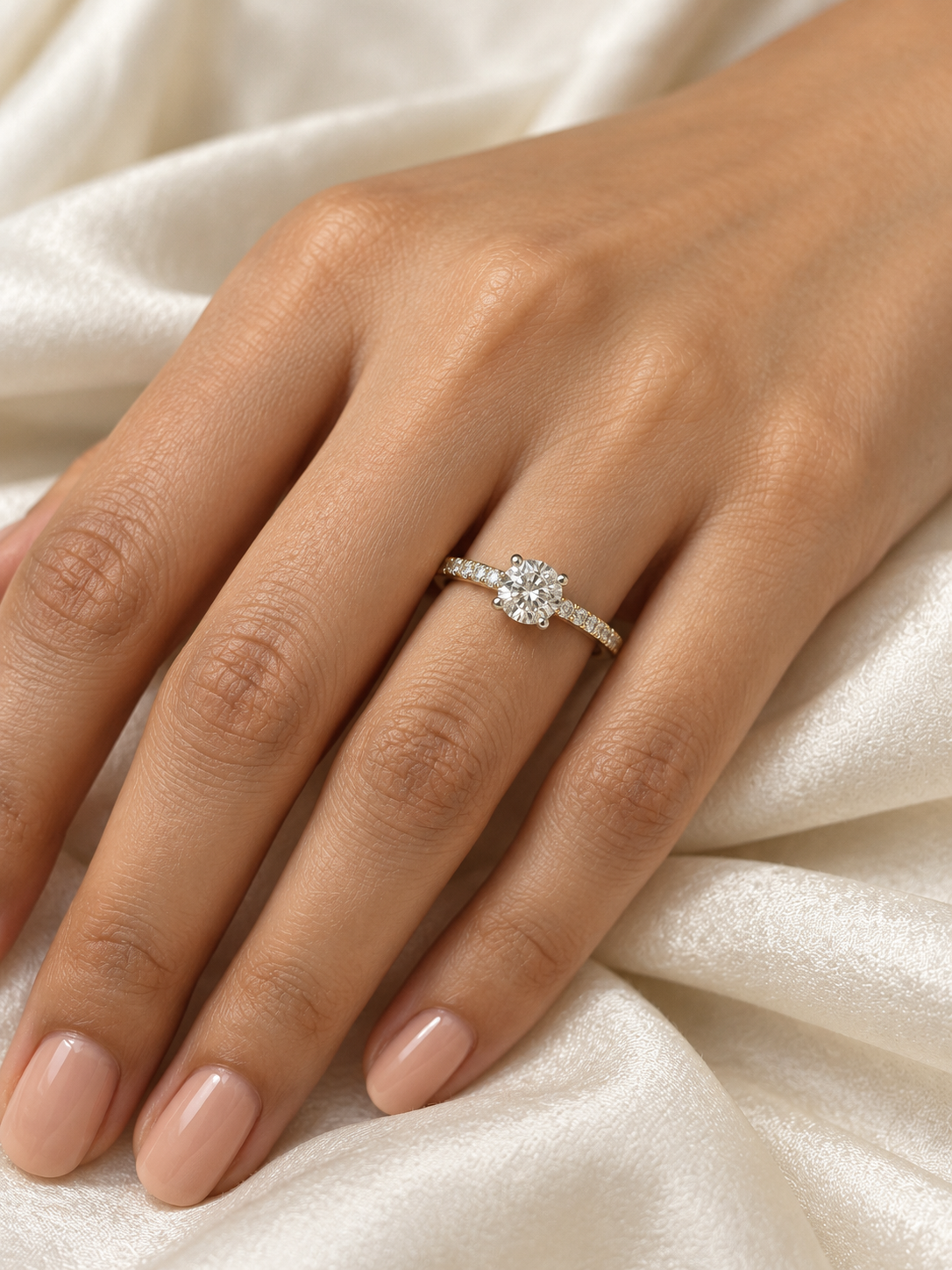 Maxine Bronze Lab Diamond Ring