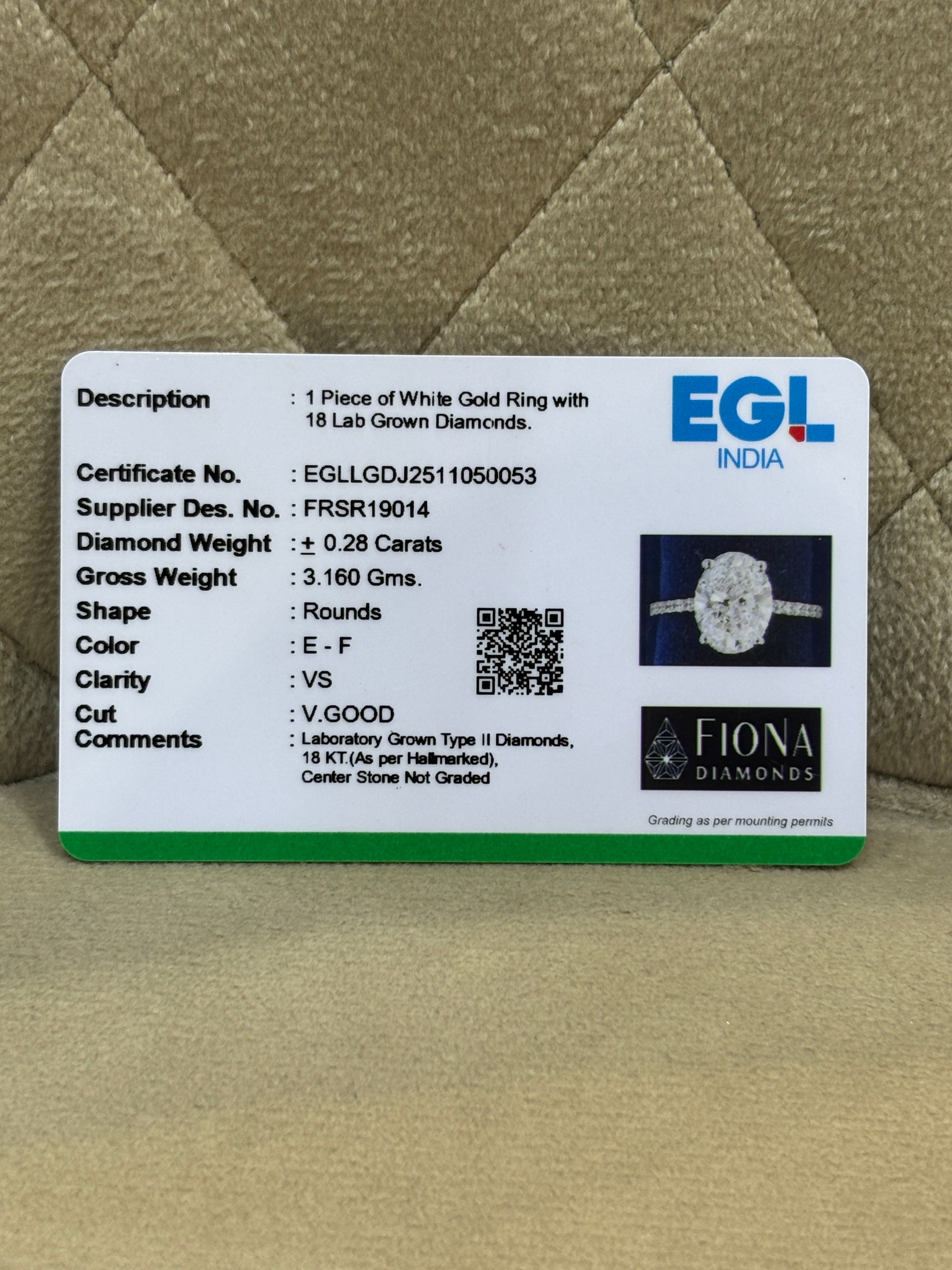 Mystique Soleil Lab Diamond Ring