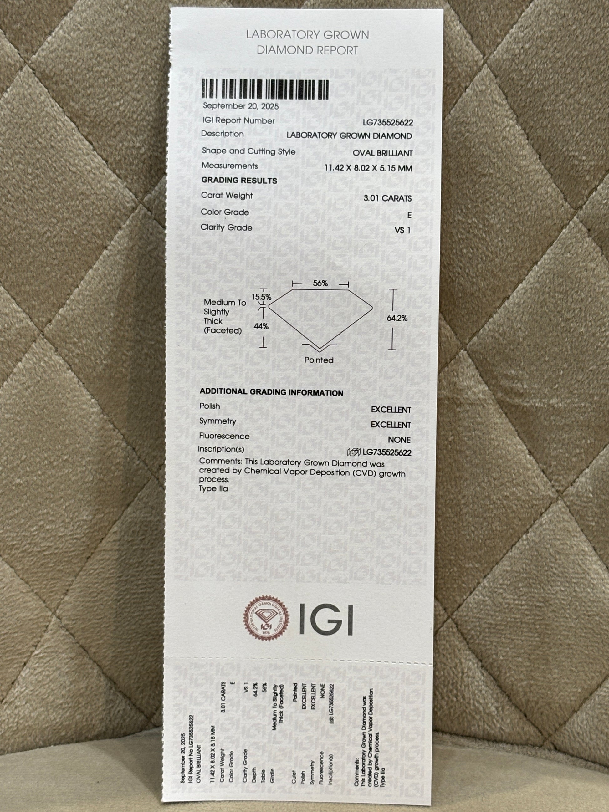 Mystique Soleil Lab Diamond Ring