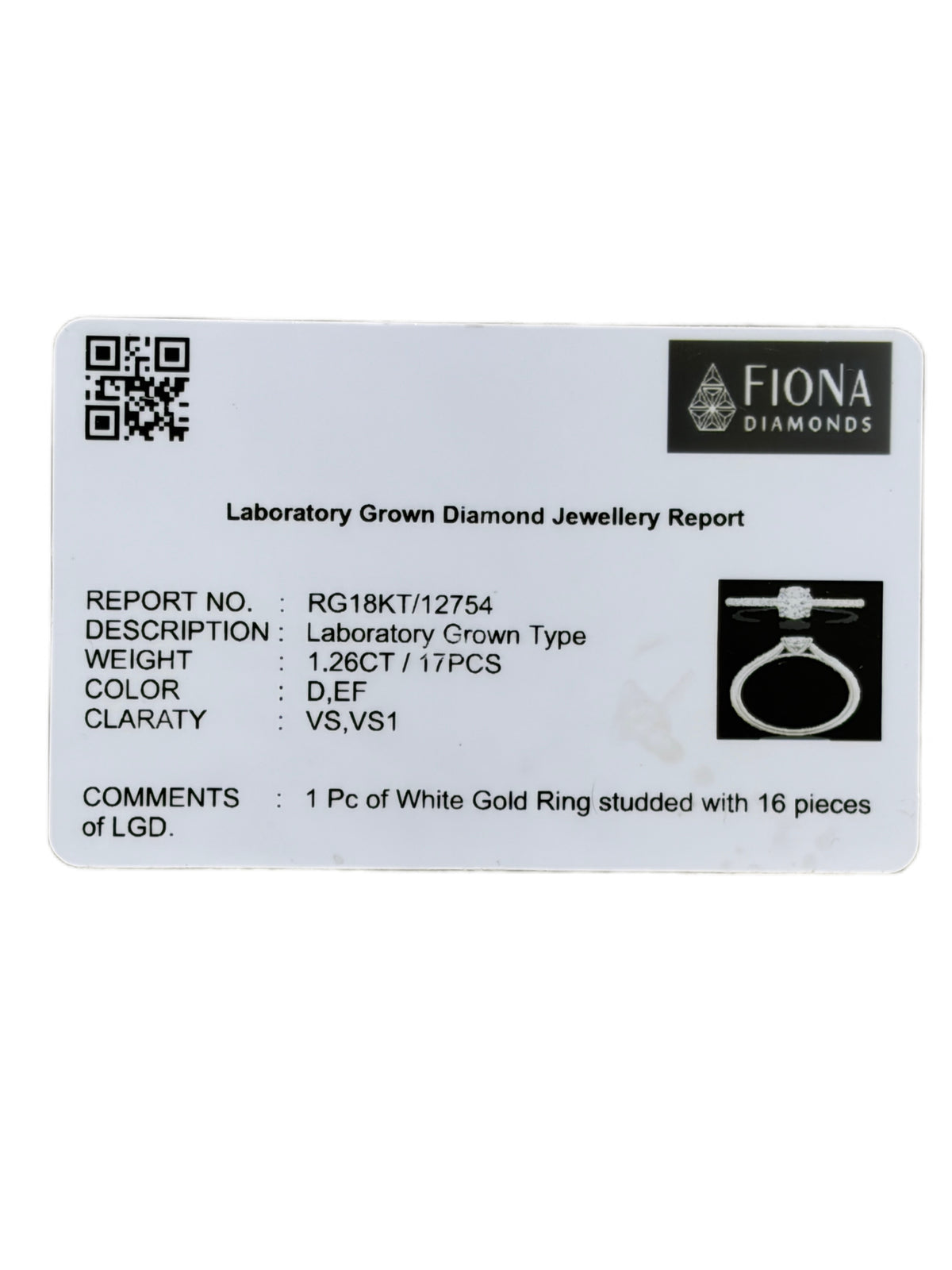 Leni Arc Lab Diamond Ring