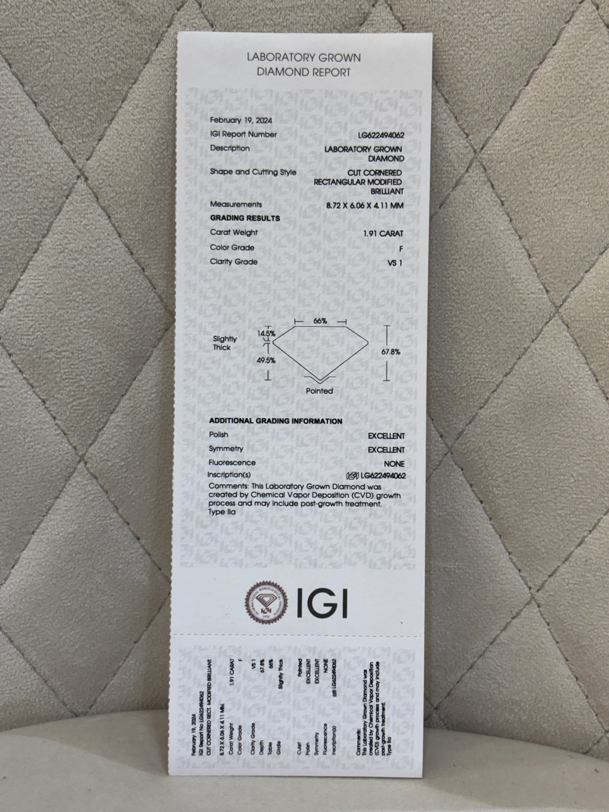 Scarlet Horizon Lab Diamond Ring