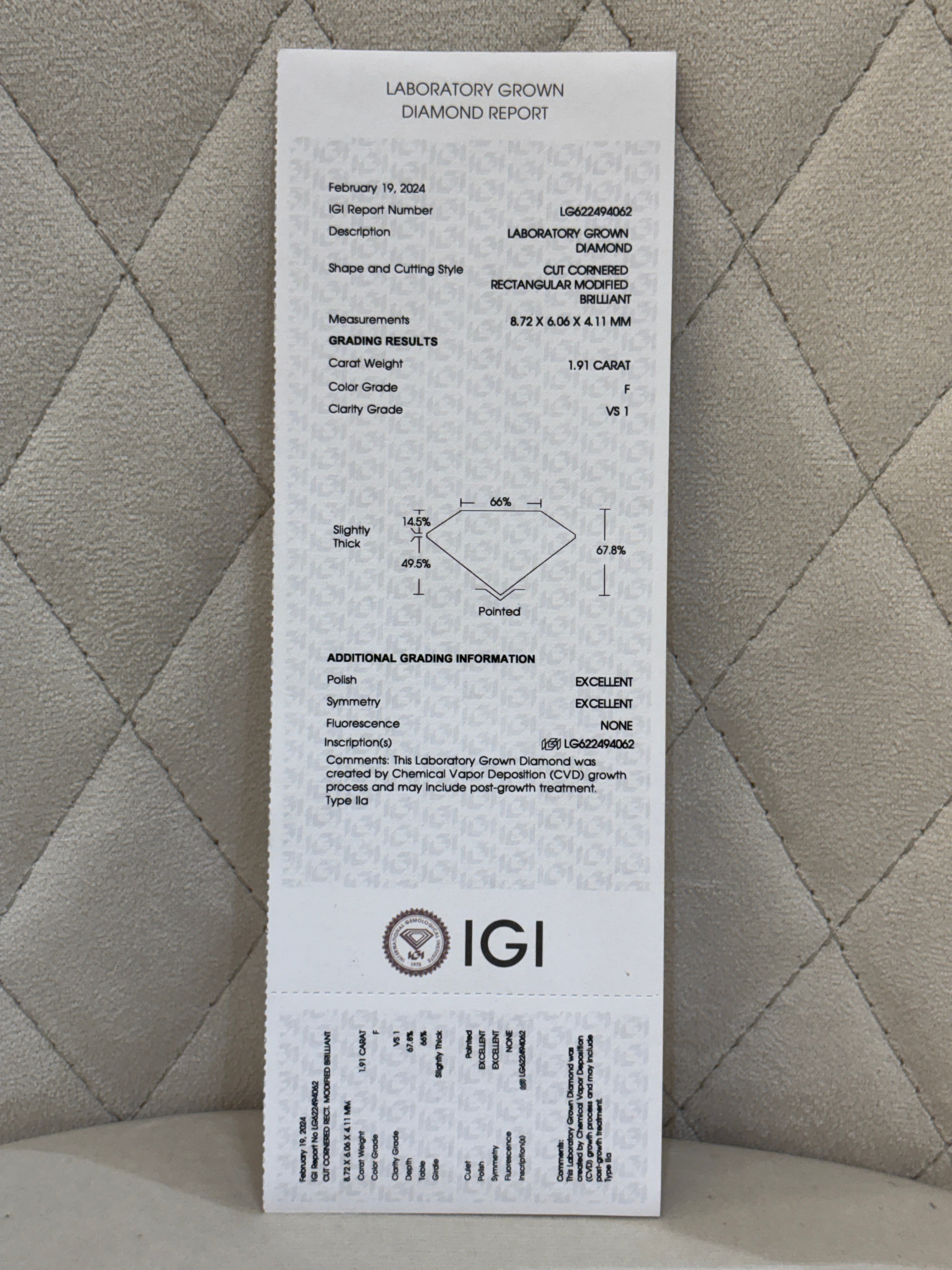 Scarlet Horizon Lab Diamond Ring