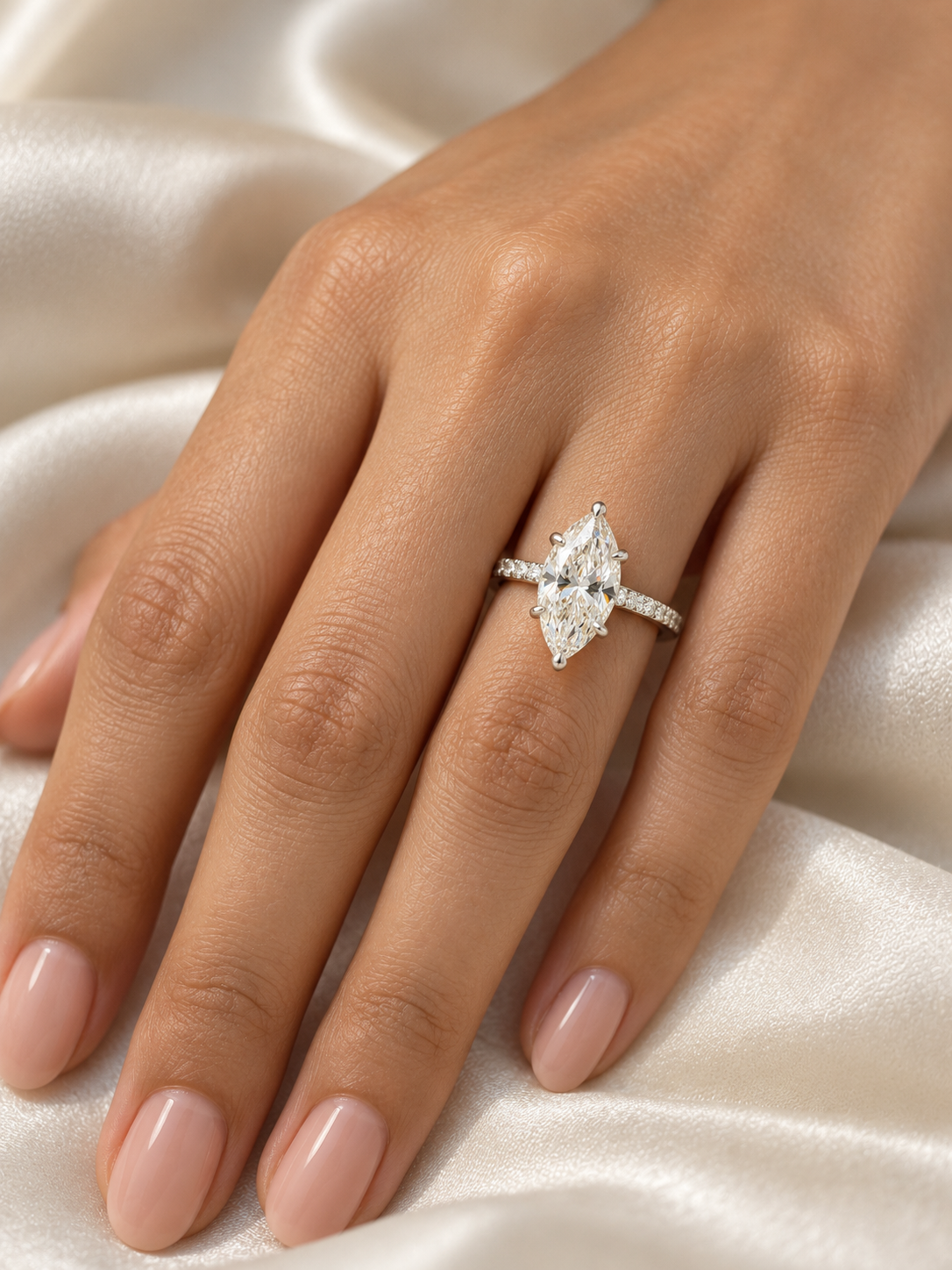 Dominique Foxglove Lab Diamond Ring