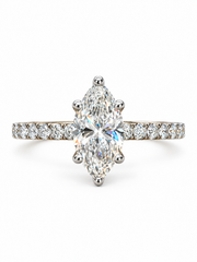 Veda Spun Lab Diamond Ring