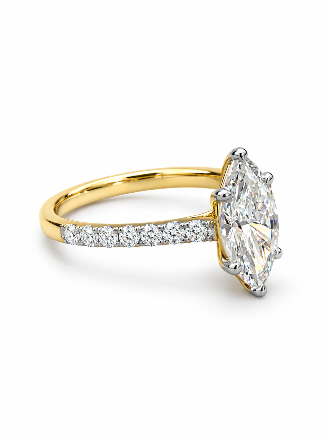 Veda Spun Lab Diamond Ring