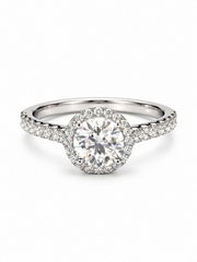 Rosemary Geranium Lab Diamond Ring