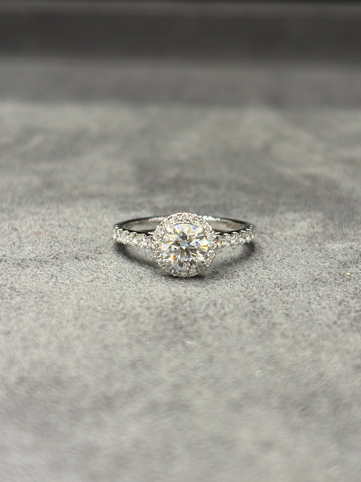 Rosemary Geranium Lab Diamond Ring