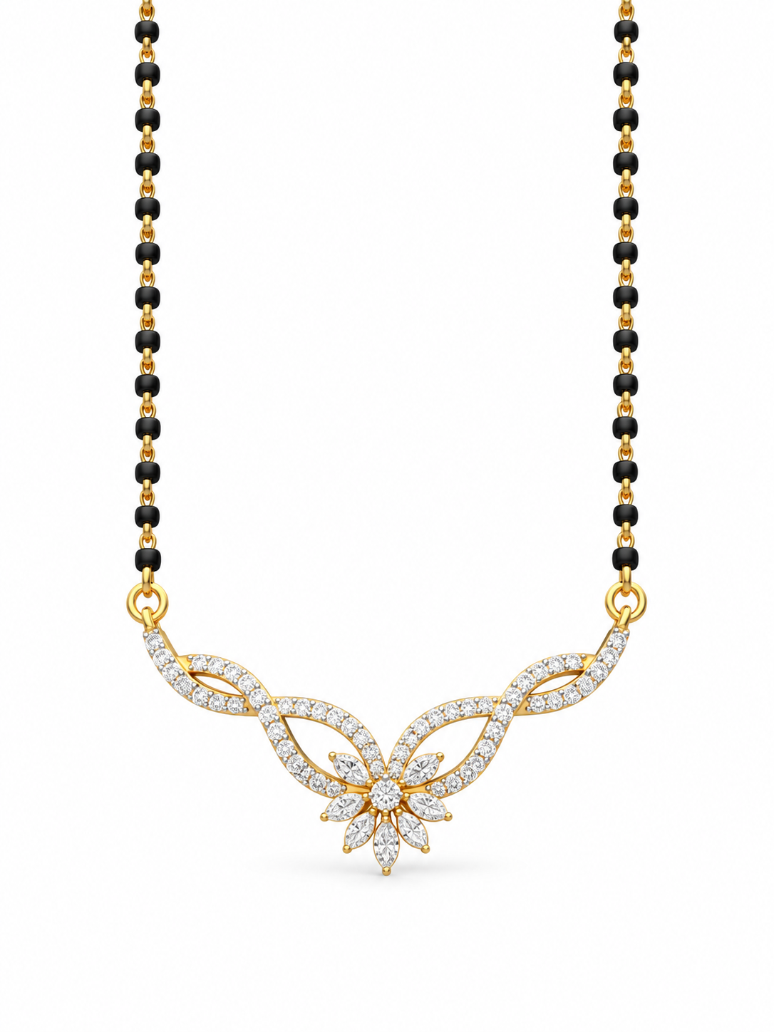 Calla Plum Lab Diamond Pendant