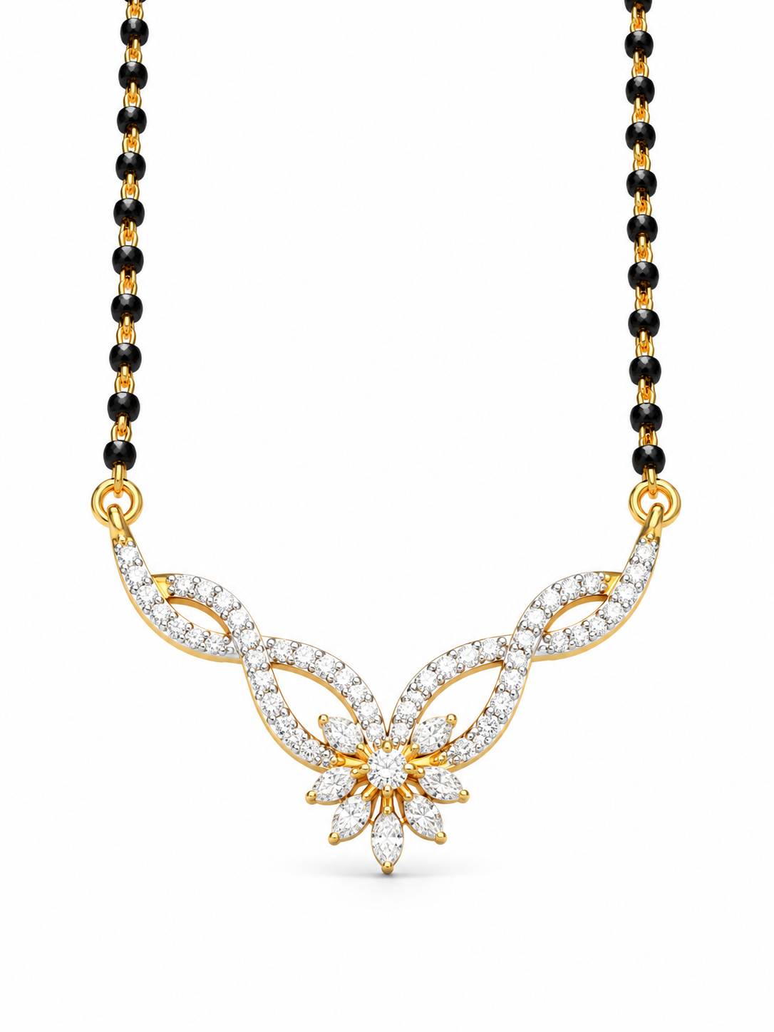 Calla Plum Lab Diamond Pendant