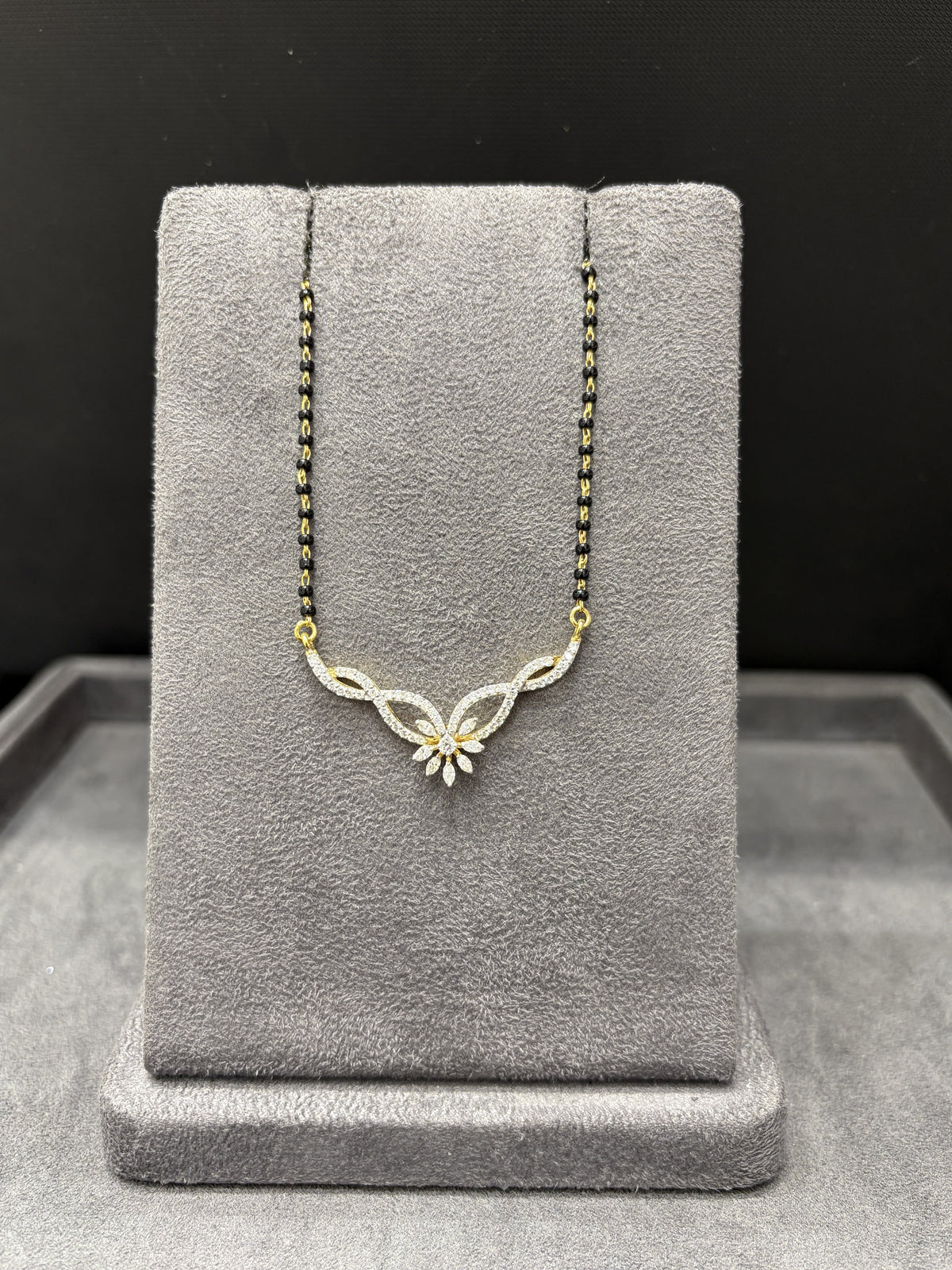 Calla Plum Lab Diamond Pendant