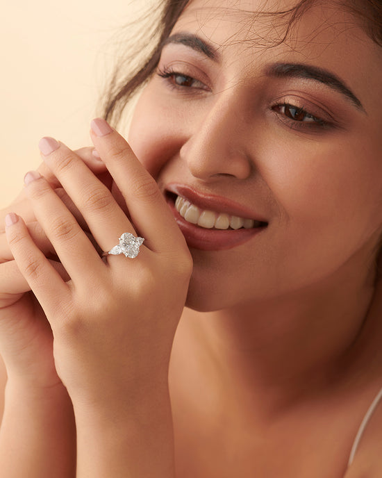 Helix Lab Diamond Ring - Fiona Diamonds - Fiona Diamonds