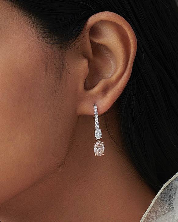 Petra Lab Diamond Earring - Classic Elegance - Fiona Diamonds - Fiona Diamonds