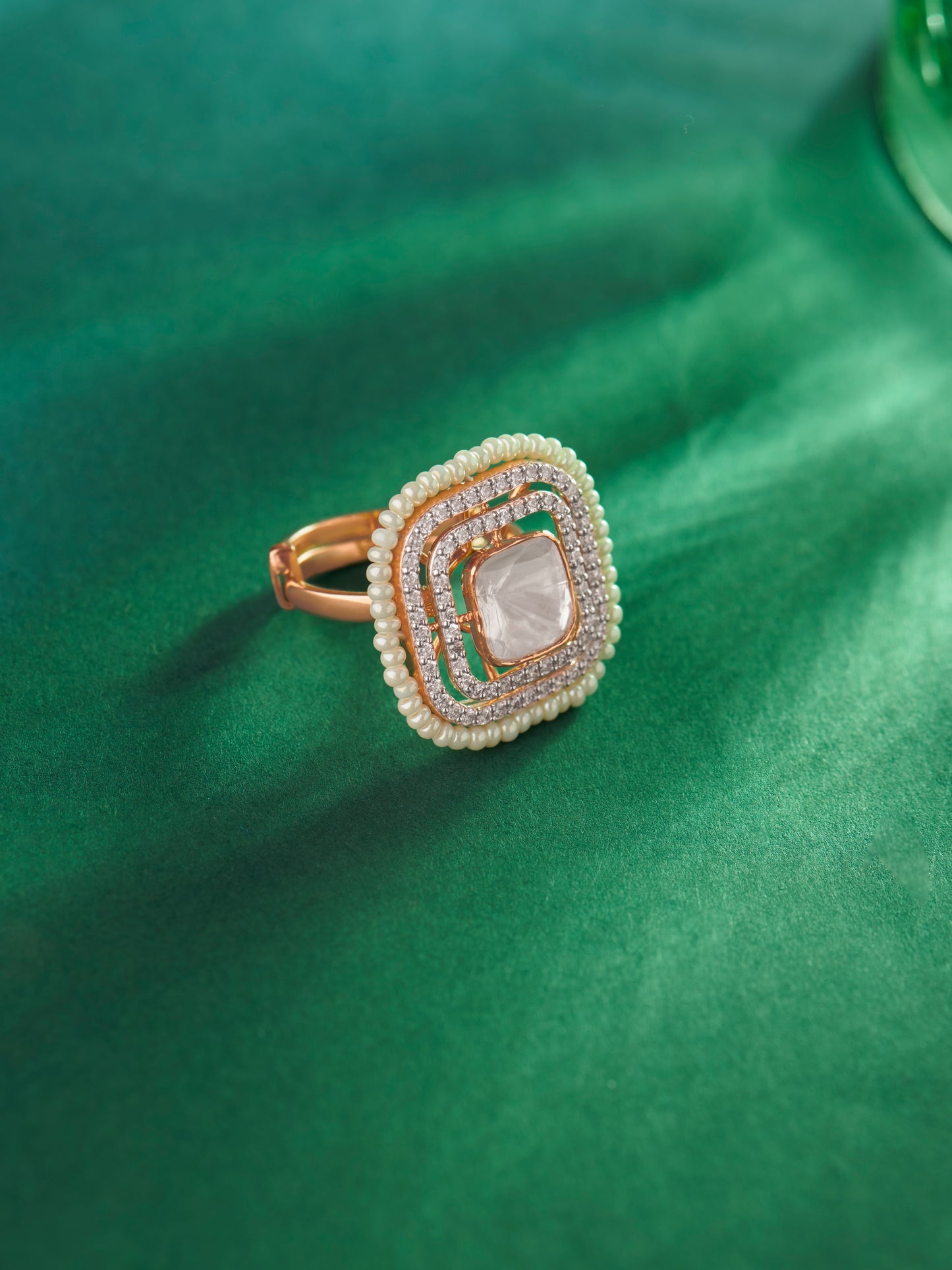 Devansh Polki Lab Diamond Ring
