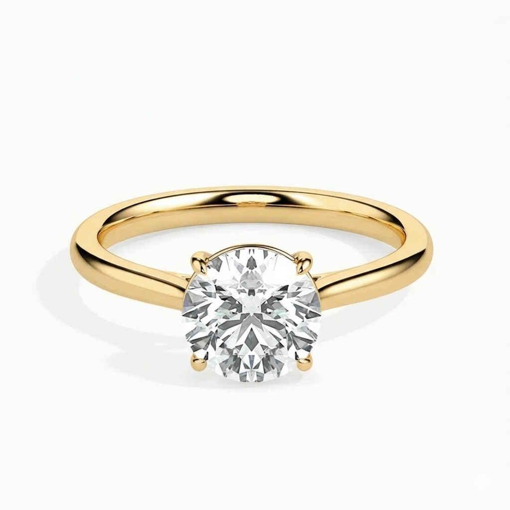 Khushoka Pitara – Round Cut Diamond Set - Fiona Diamonds - Fiona Diamonds