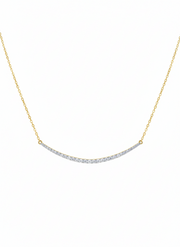 Lyvexia Lab Grown Diamond Necklace in 18kt Gold Vermeil - Fiona Diamonds - Fiona Diamonds