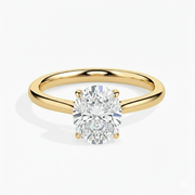 Khushoka Pitara – Oval Cut Diamond Set - Fiona Diamonds - Fiona Diamonds