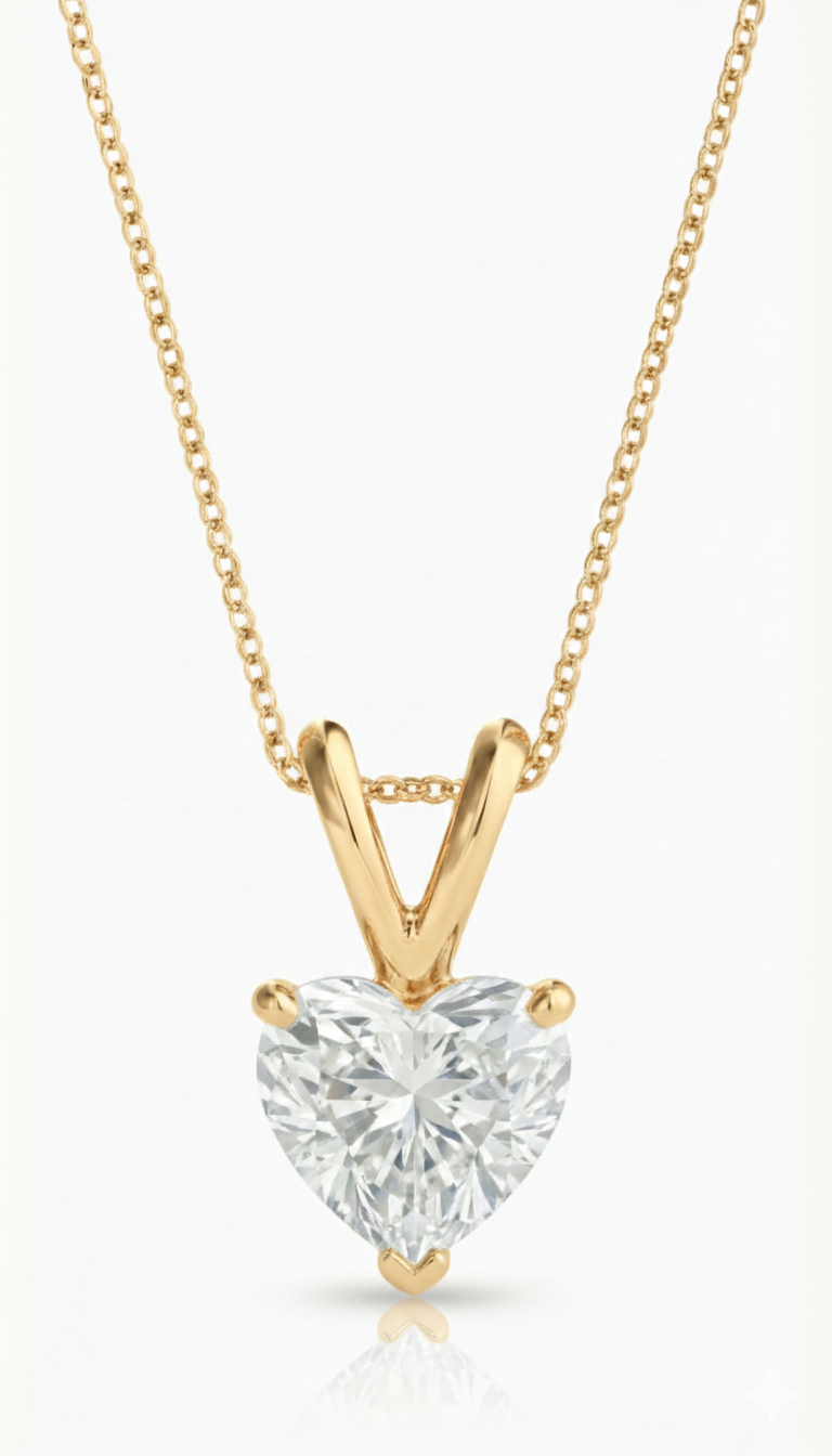 Khushoka Pitara – Heart Cut Diamond Set - Fiona Diamonds - Fiona Diamonds