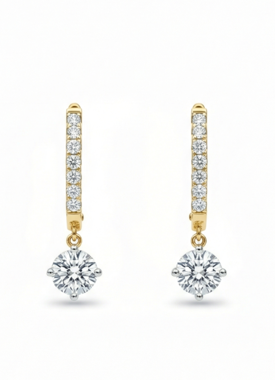 Myna Twist Lab Diamond Earring