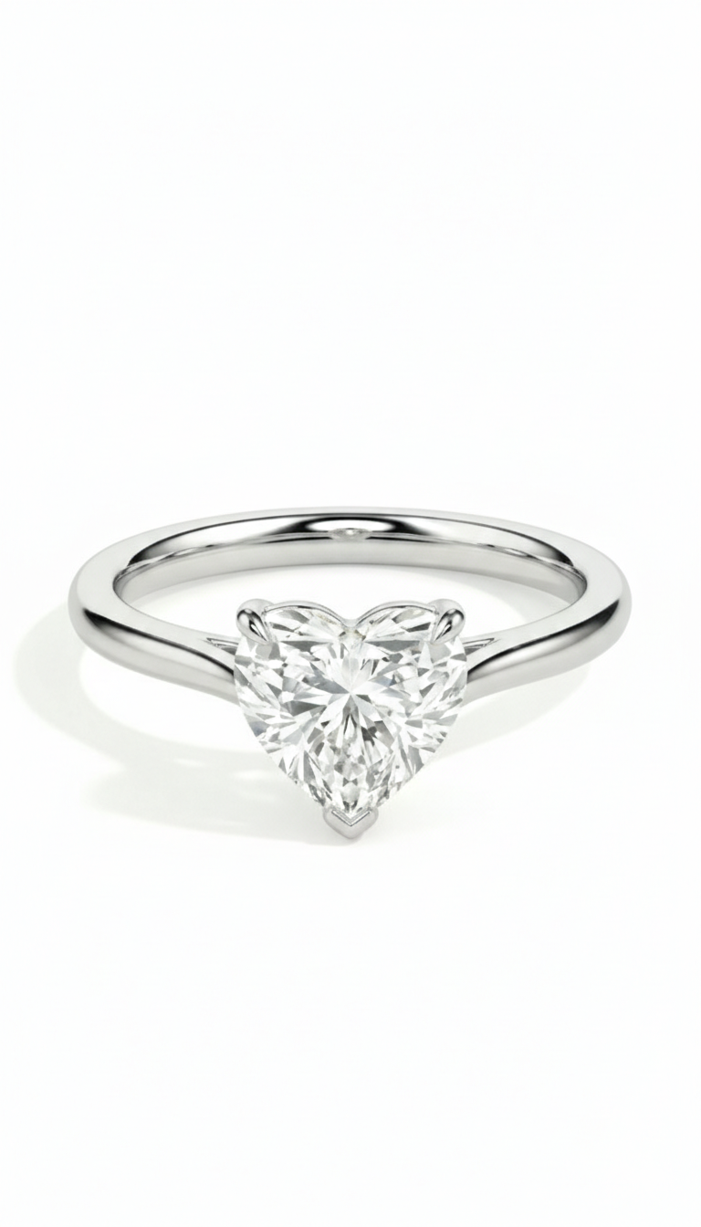 Khushoka Pitara – Heart Cut Diamond Set - Fiona Diamonds - Fiona Diamonds