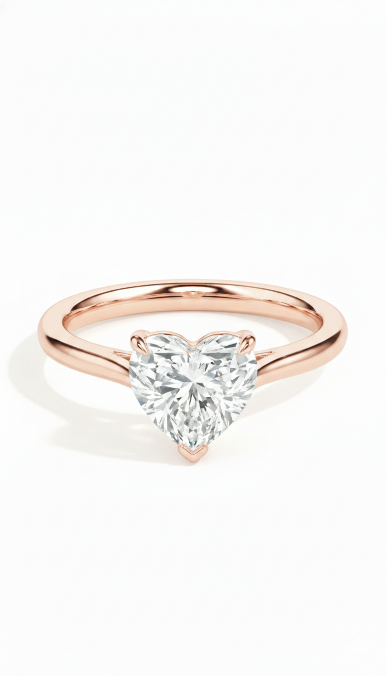 Khushoka Pitara – Heart Cut Diamond Set - Fiona Diamonds - Fiona Diamonds