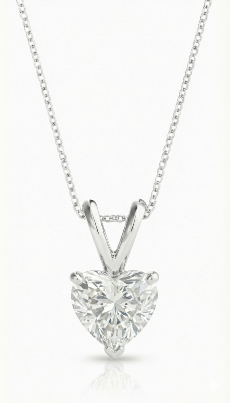 Khushoka Pitara – Heart Cut Diamond Set - Fiona Diamonds - Fiona Diamonds