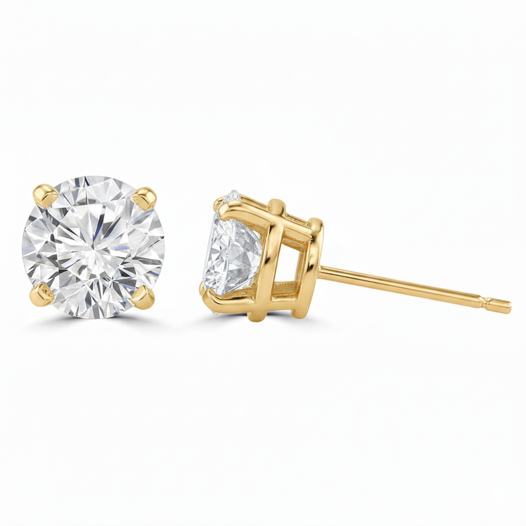 Khushoka Pitara – Round Cut Diamond Set - Fiona Diamonds - Fiona Diamonds