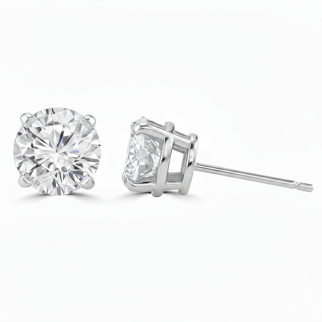 Khushoka Pitara – Round Cut Diamond Set - Fiona Diamonds - Fiona Diamonds