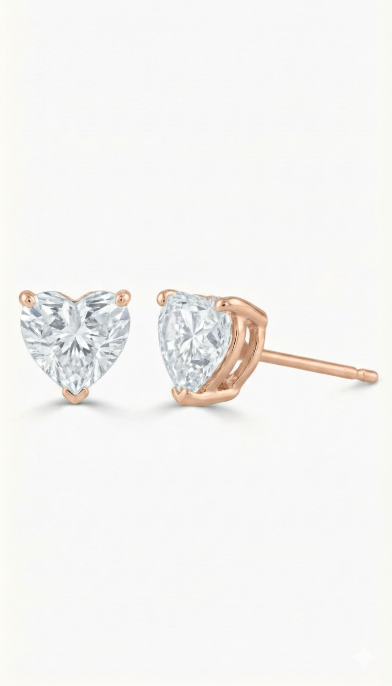 Khushoka Pitara – Heart Cut Diamond Set - Fiona Diamonds - Fiona Diamonds