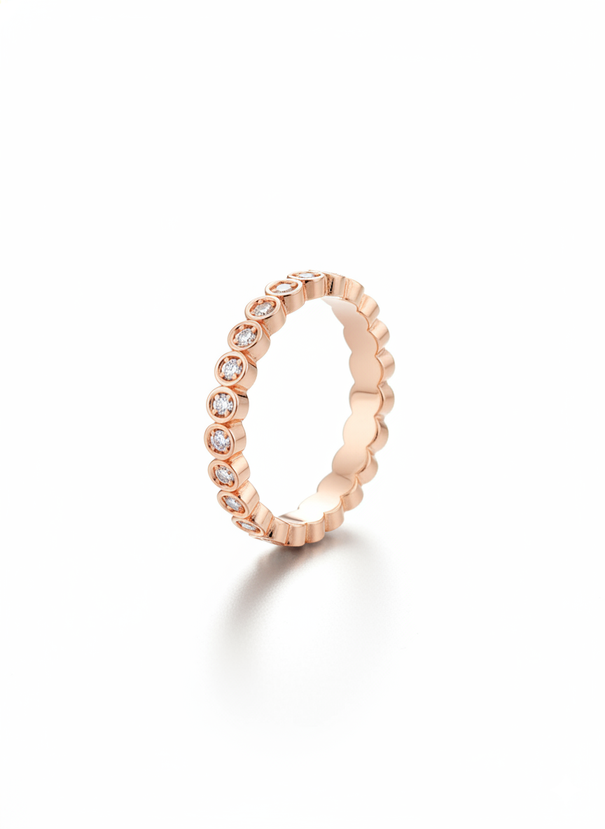 Ulani Lab Diamond Ring - Graceful Simplicity