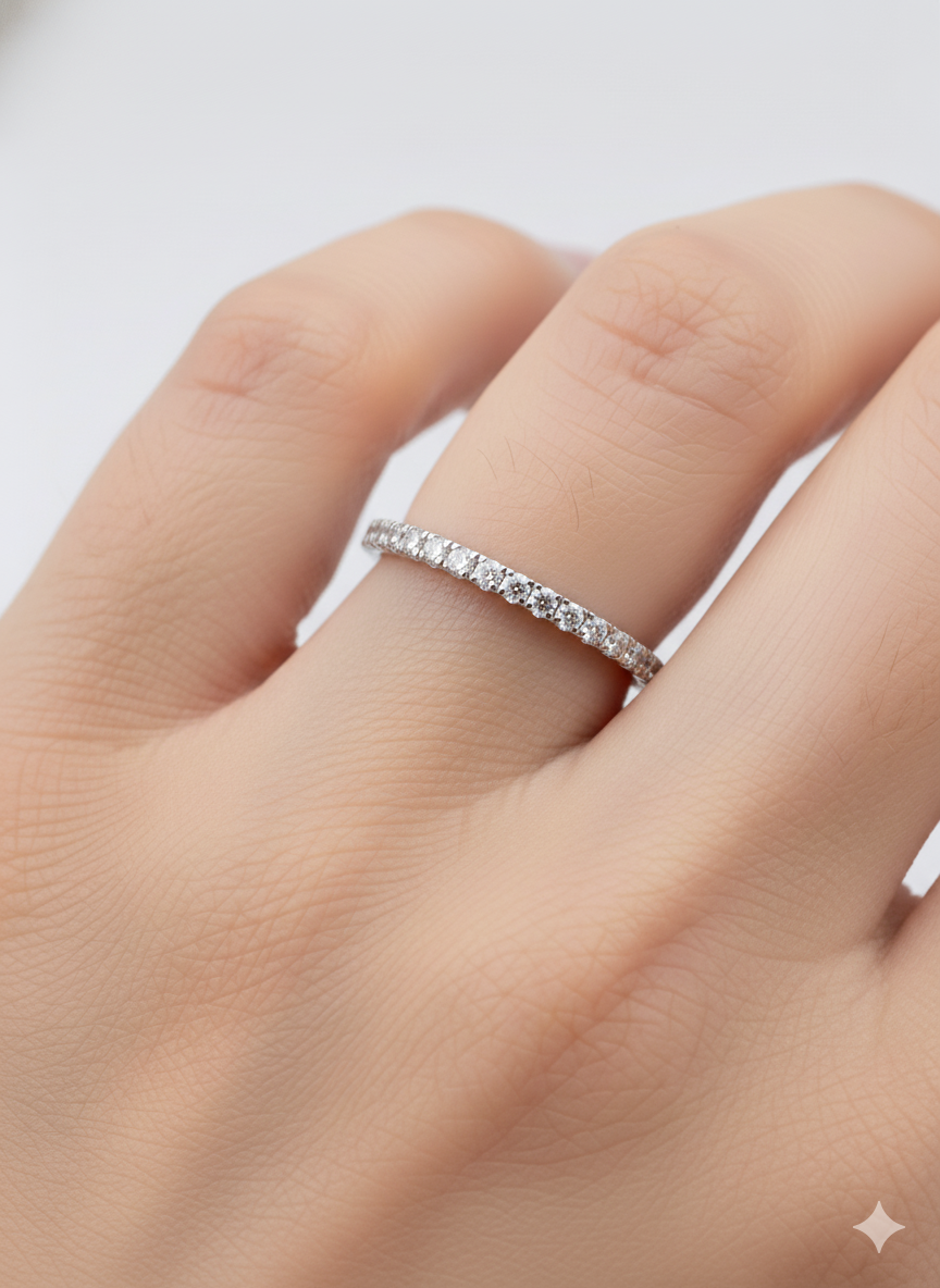 Nianzu Lab Diamond Ring ??Romantic & Regal - Fiona Diamonds - Fiona Diamonds