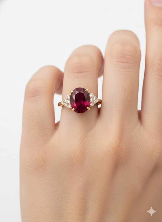 Ayla Drift Lab Diamond Ring