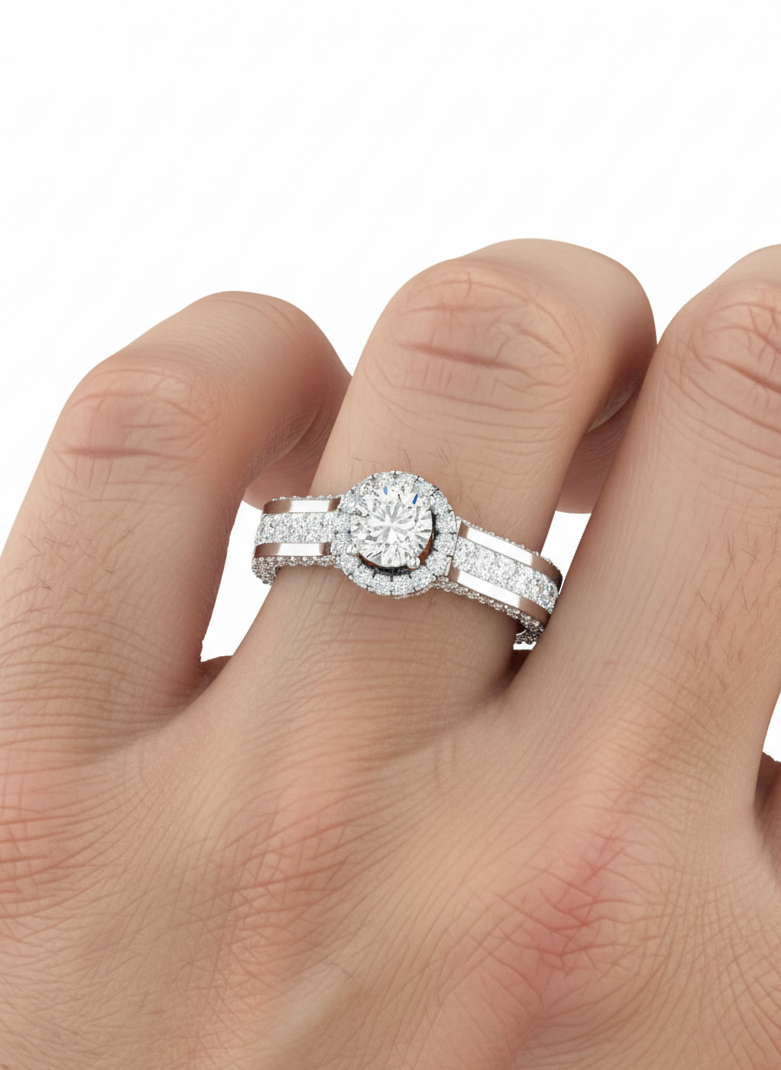 Baozhai 54 Pointer Lab Diamond Ring – Dreamy & Detailed