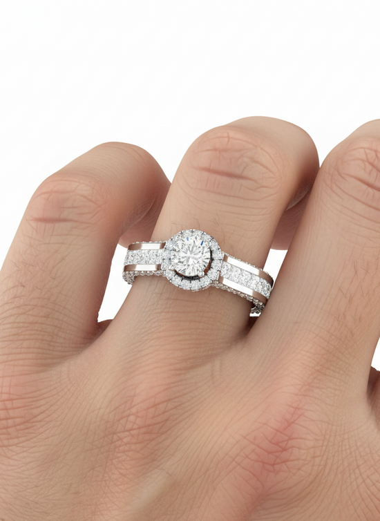 Baozhai 54 Pointer Lab Diamond Ring – Dreamy & Detailed