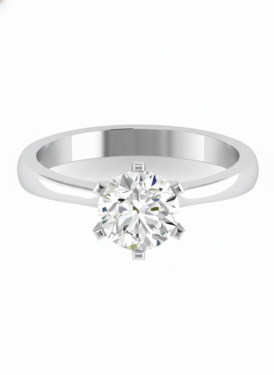 Jiawen Lab Diamond Ring – Minimal & Magical