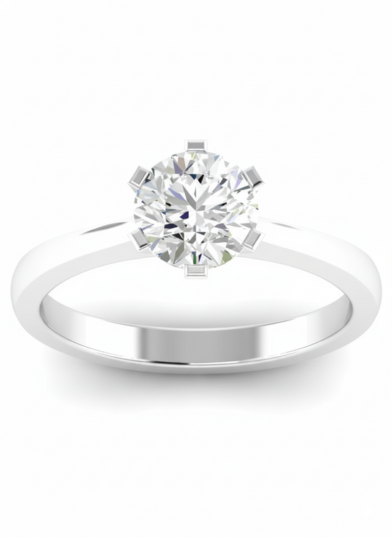 Jiawen Lab Diamond Ring – Minimal & Magical