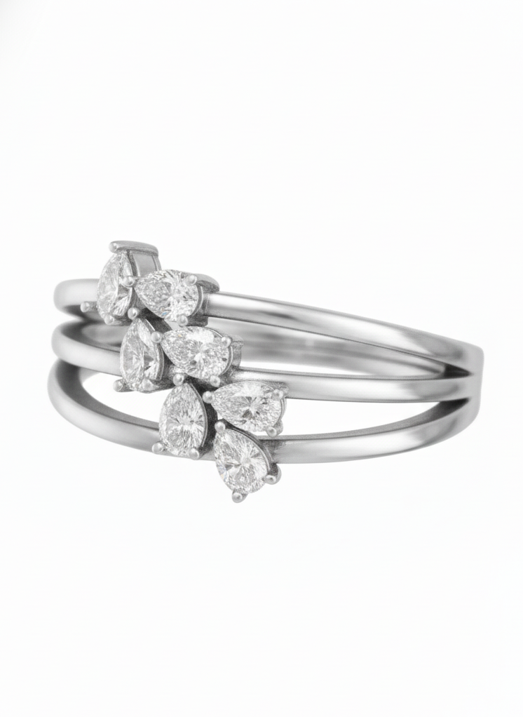 Hina Lab Diamond Ring - Graceful Simplicity - Fiona Diamonds - Fiona Diamonds