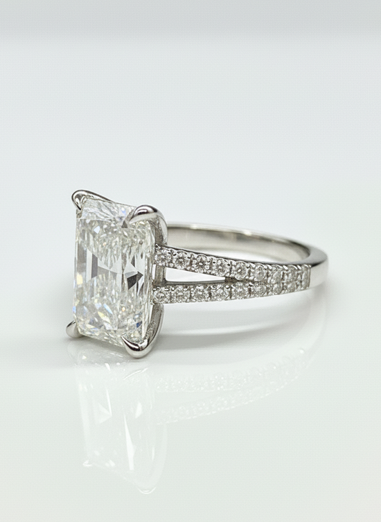 Fantasy 2ct Lab Grown Diamond Ring - Radiant & Chic - Fiona Diamonds - Fiona Diamonds