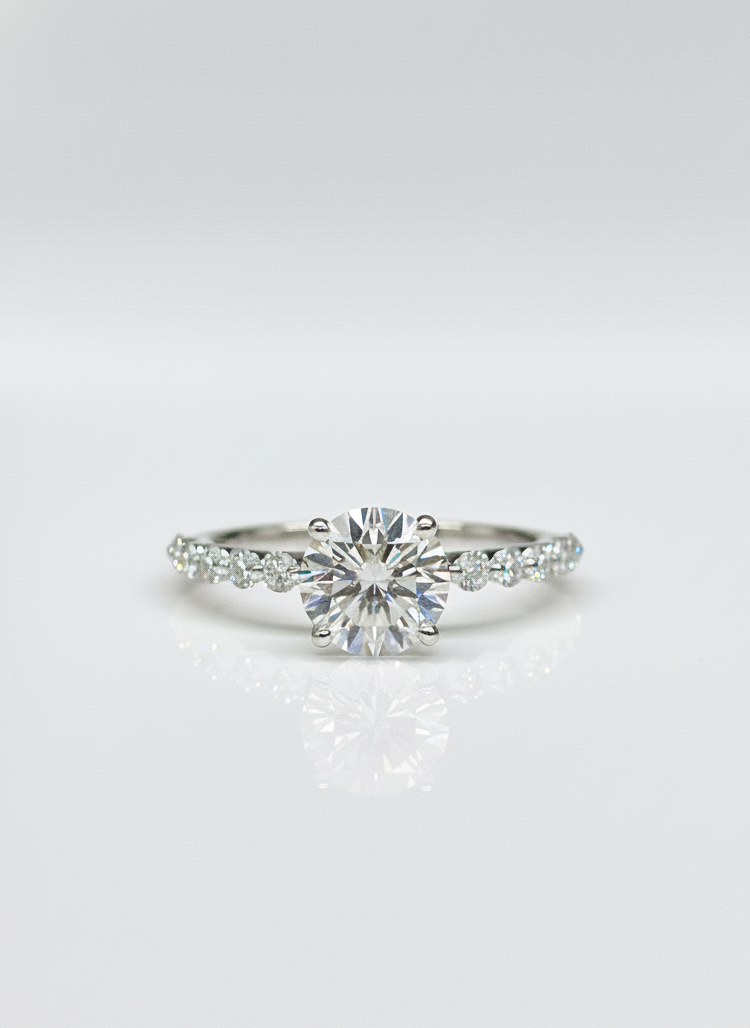 Inspire 1.32ct Lab Grown Diamond Ring - Radiant & Sophisticated - Fiona Diamonds - Fiona Diamonds