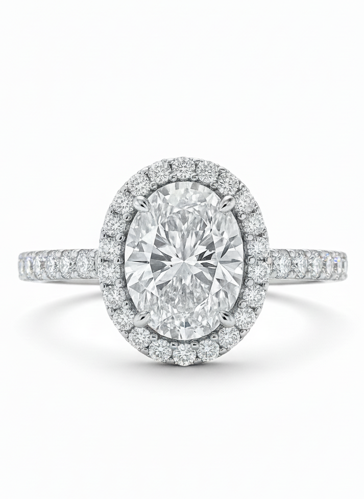 Extravagance 1.56ct Lab Grown Diamond Ring - Opulent & Chic - Fiona Diamonds - Fiona Diamonds
