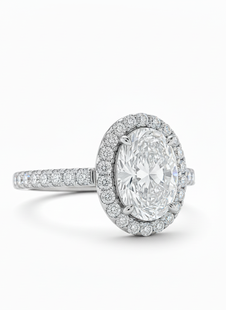 Extravagance 1.56ct Lab Grown Diamond Ring - Opulent & Chic - Fiona Diamonds - Fiona Diamonds
